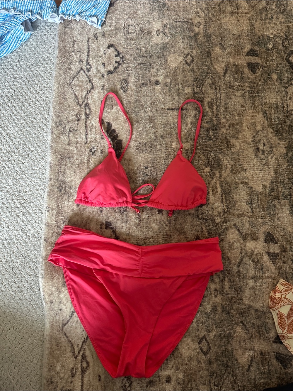 Victoria's Secret Red Two-Piece Bikini Set